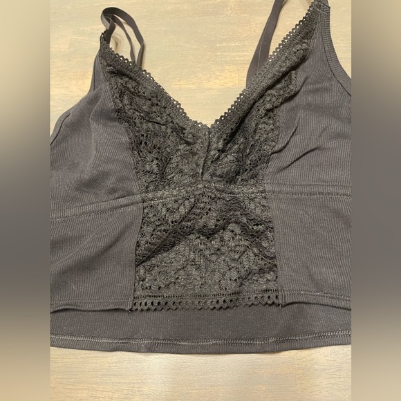 NEW! • AERIE • Lace Bralette | Black | XL - Picture 3 of 8